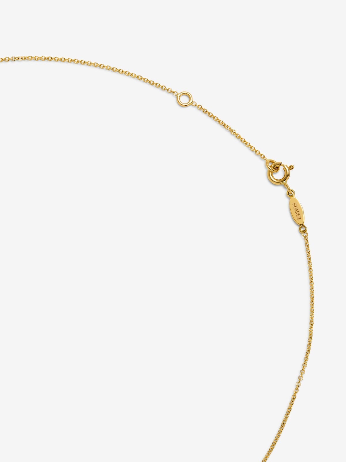 Collar triple de oro amarillo de 18K