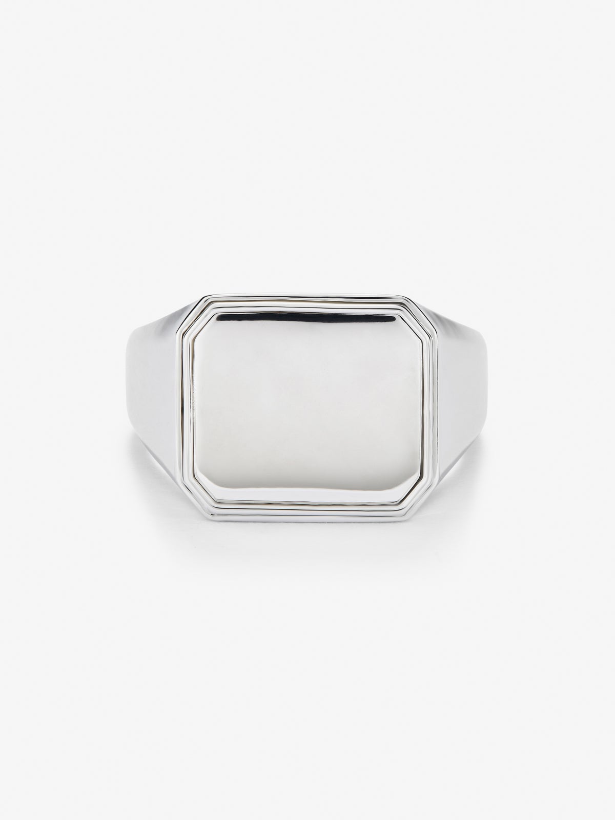 Anillo de sello grande de plata 925