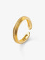Anillo de oro amarillo de 18K con 50 diamantes en talla brillante con un total de 0,15 cts
