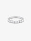 Anillo de compromiso de oro blanco de 18K con diamantes en talla brillante de 1,2 cts
