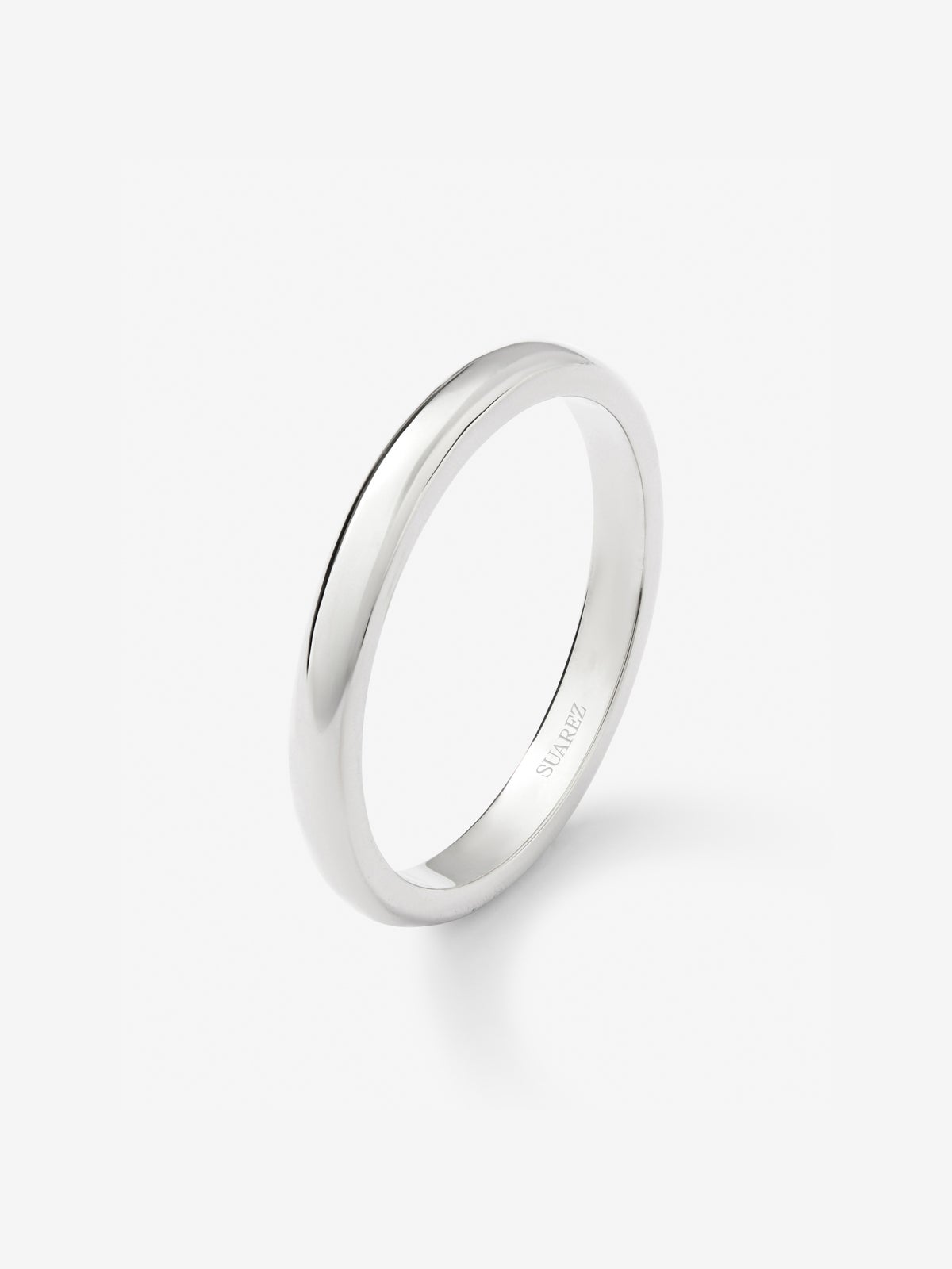 Alianza de boda de platino