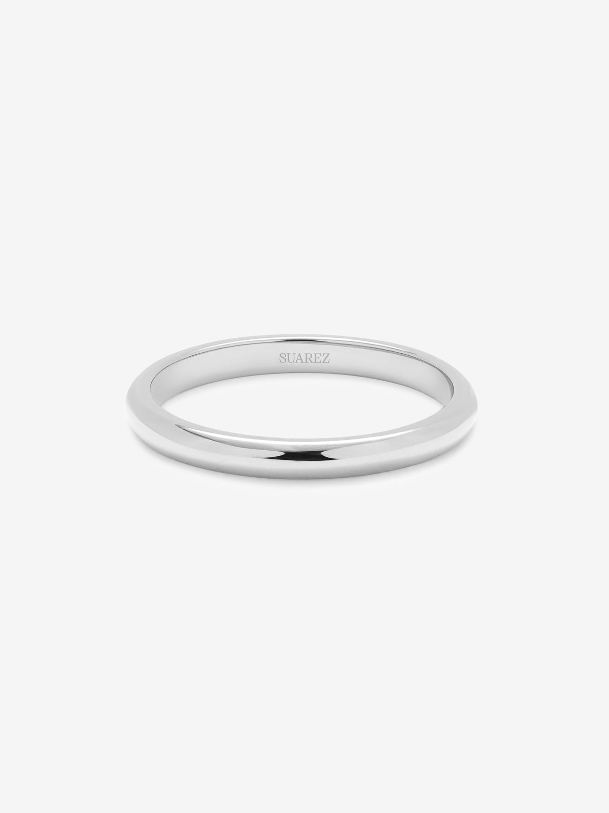 Alianza de boda de platino