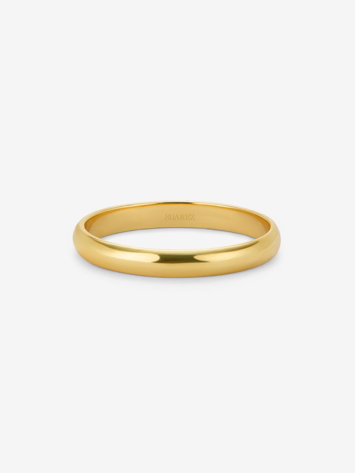 18K yellow gold wedding band