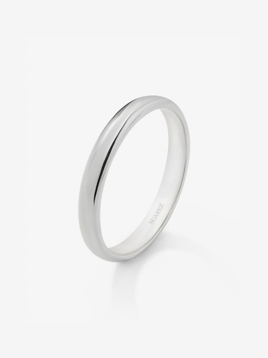 Alianza de boda de platino