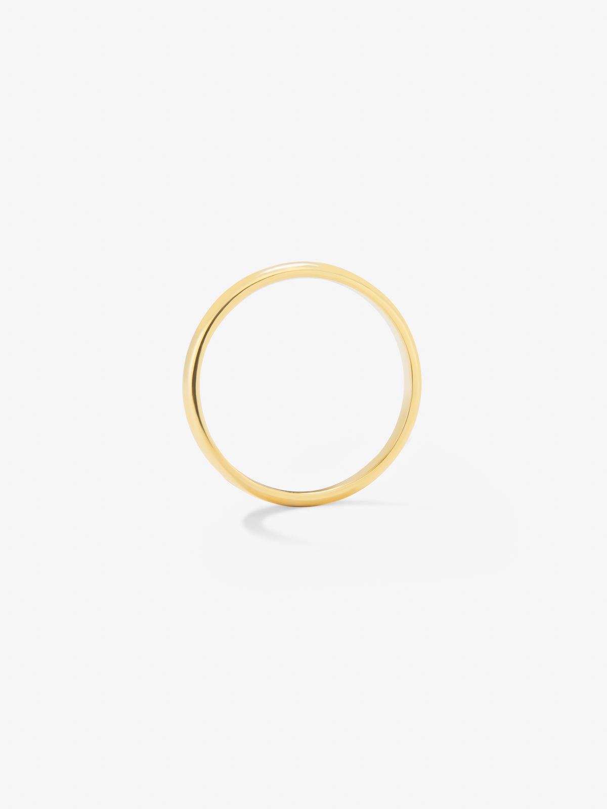 Alianza de boda de oro amarillo de 18K