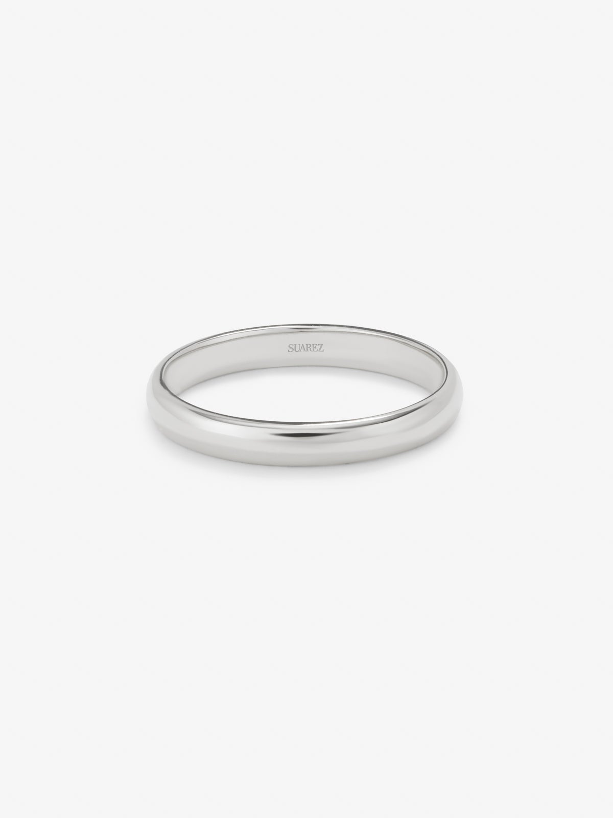 Alianza de boda de platino