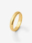 Alianza de boda de oro amarillo de 18K