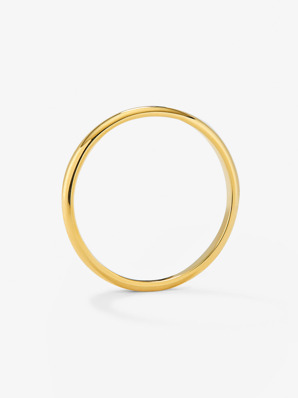 18K yellow gold wedding band