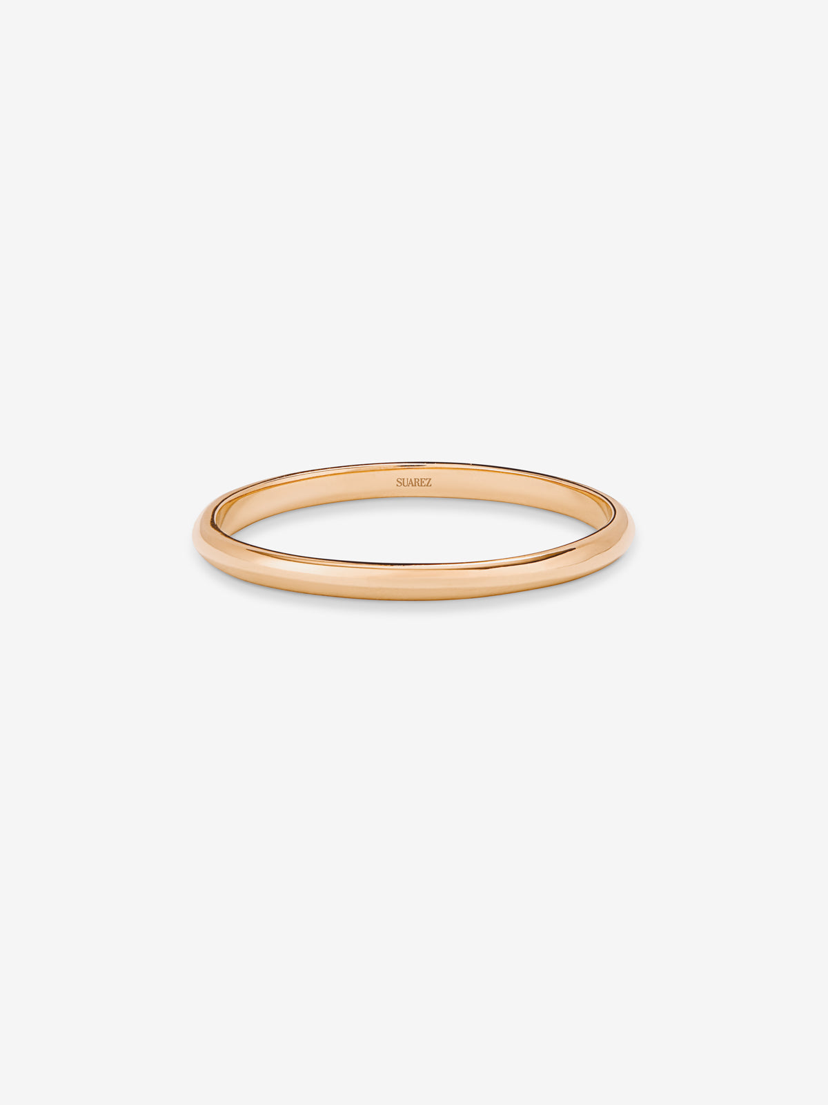 18K rose gold wedding ring