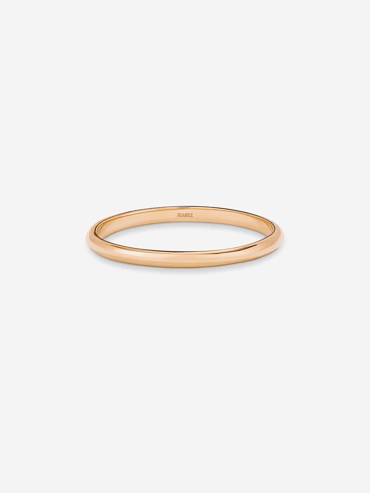 Alianza de oro rosa de 18K
