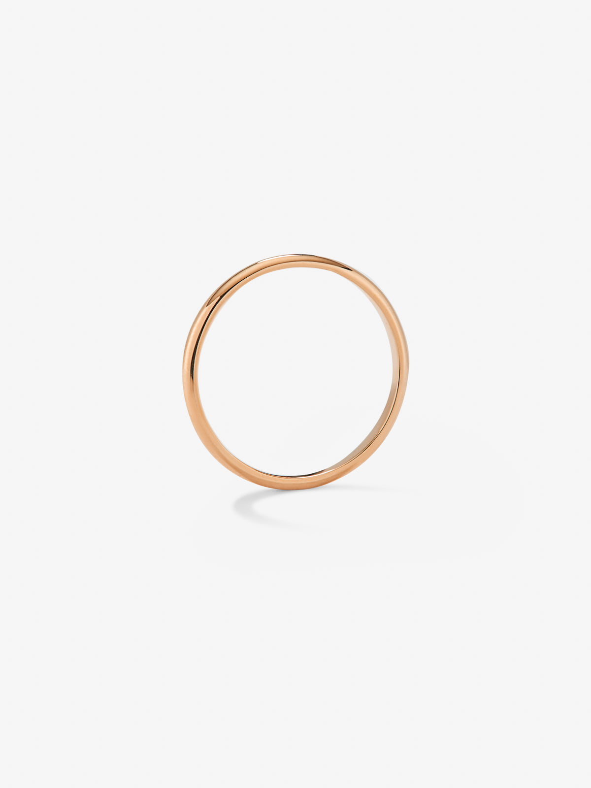 18K rose gold wedding ring