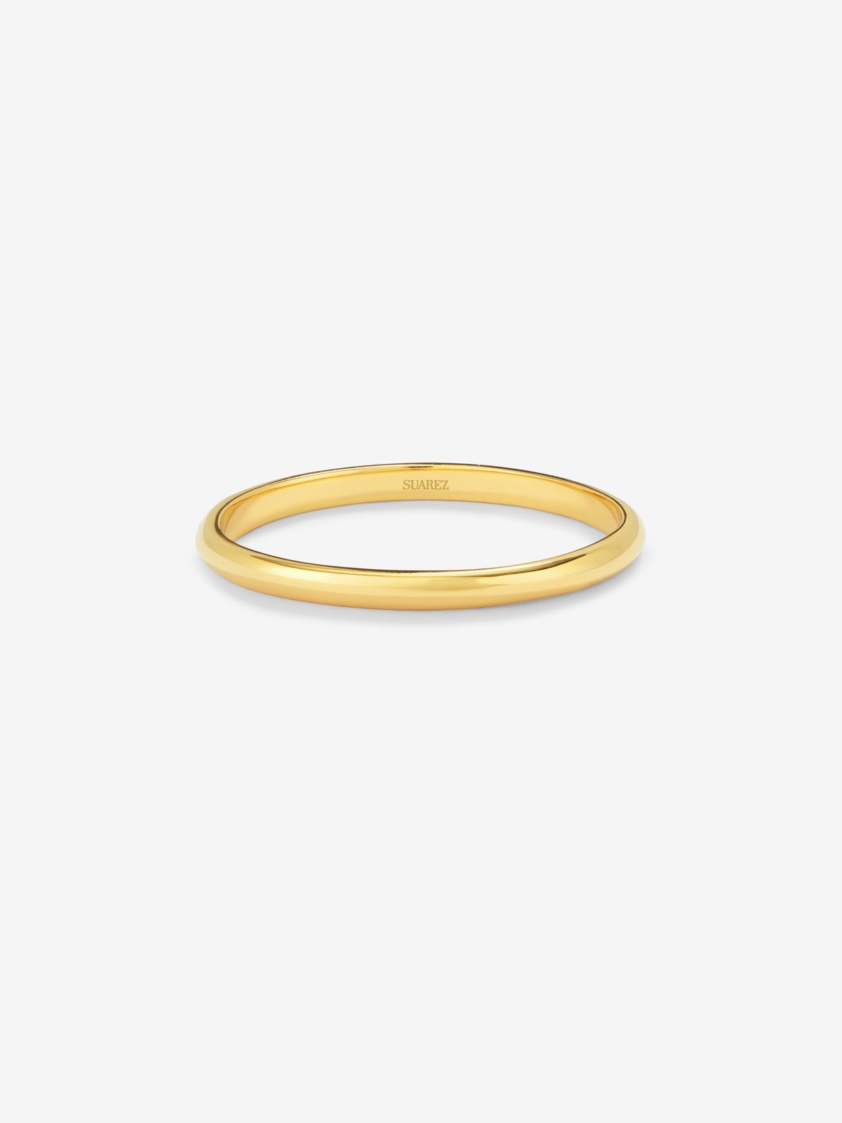 Alianza de boda de oro amarillo de 18K