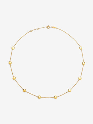 Collar de oro amarillo de 18K