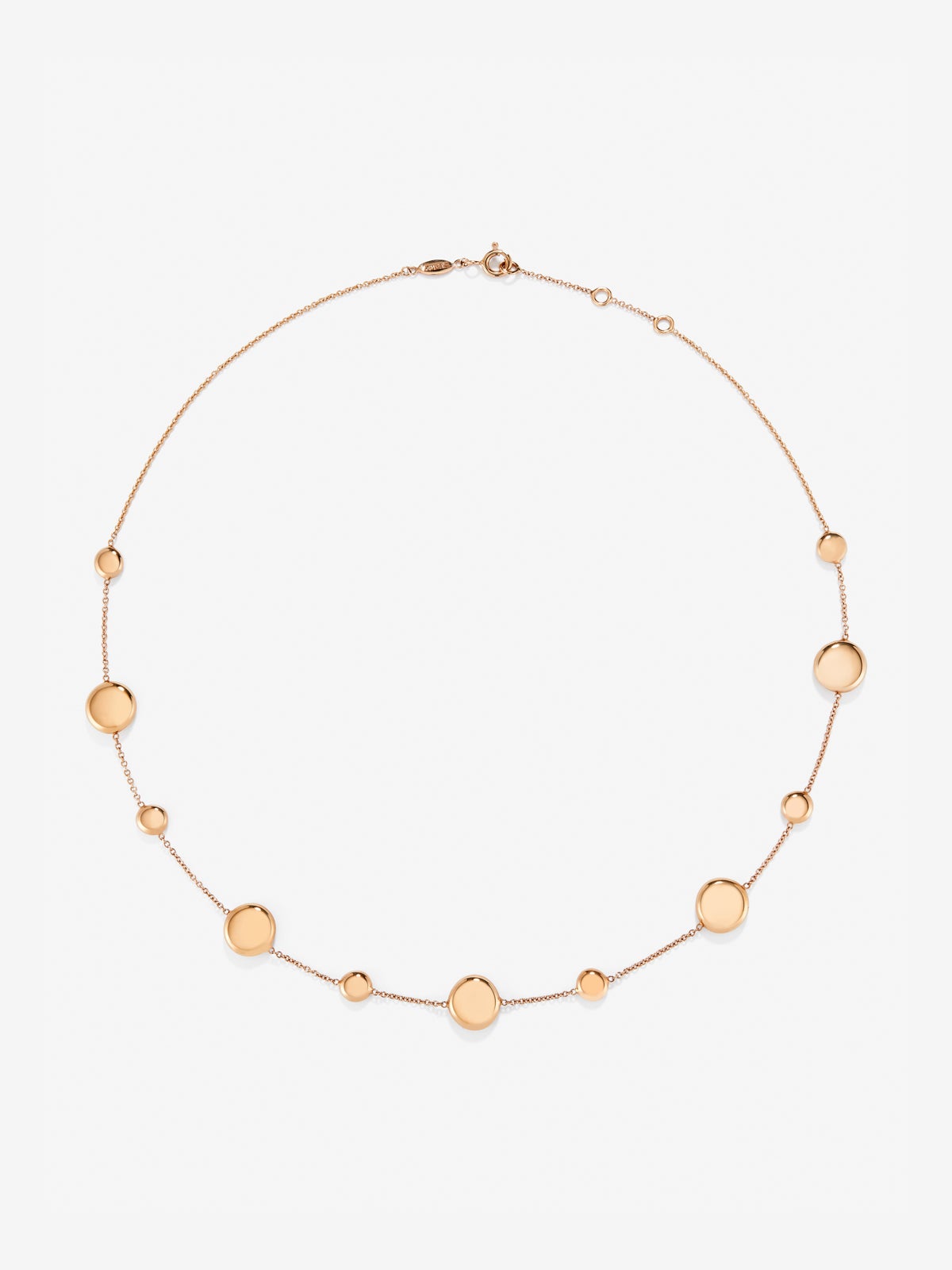 Collar de oro rosa de 18K