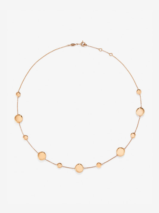 Collar de oro rosa de 18K