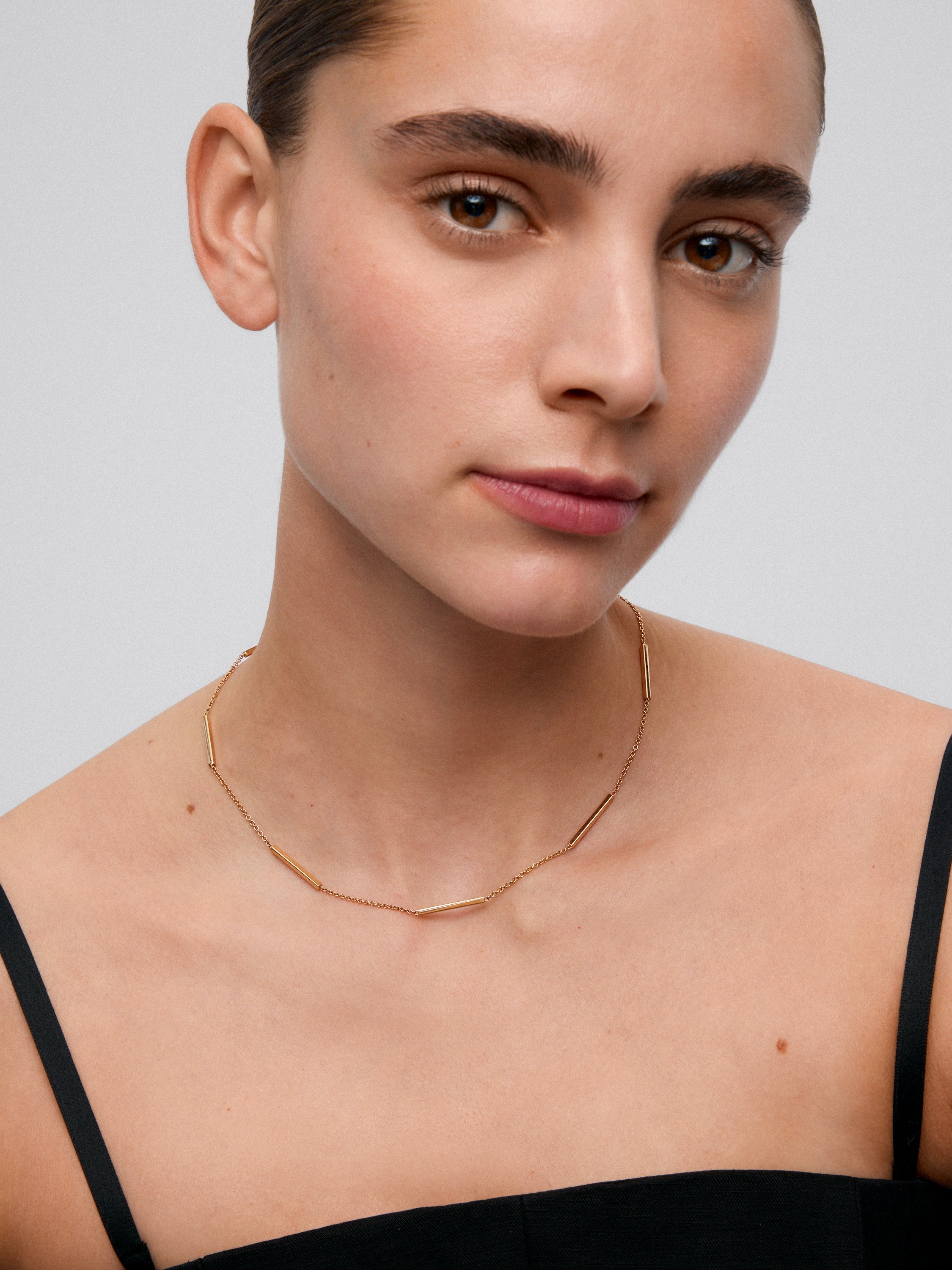 Colgante de oro rosa de 18K