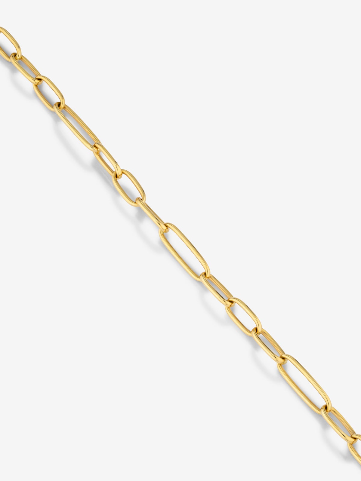 Collar eslabones mediano de oro amarillo de 18K