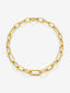 Collar eslabones extra grande oro amarillo de 18K