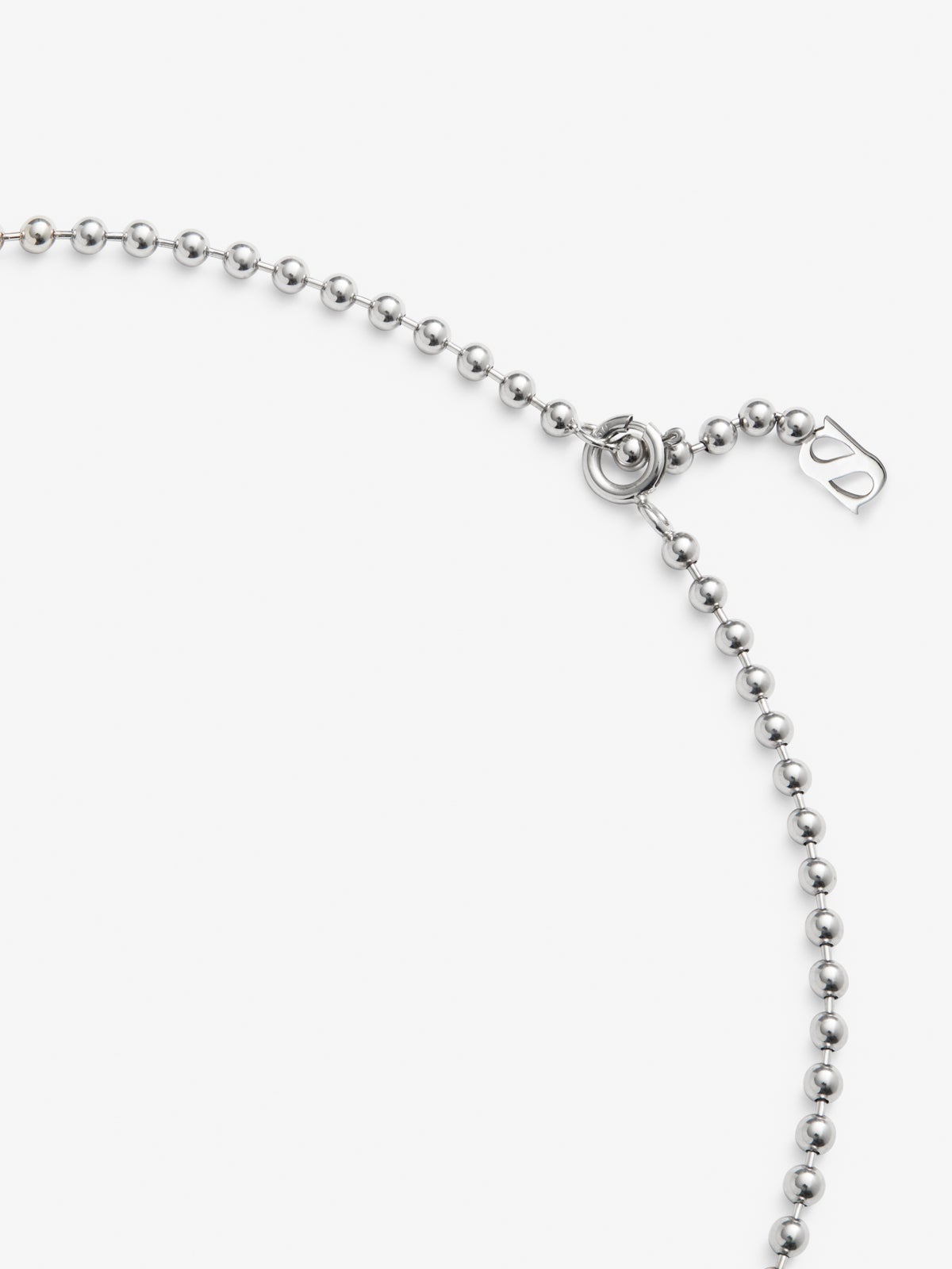 Collar rivière de oro blanco de 18K con 97 diamantes en talla brillante con un total de 5,33 cts