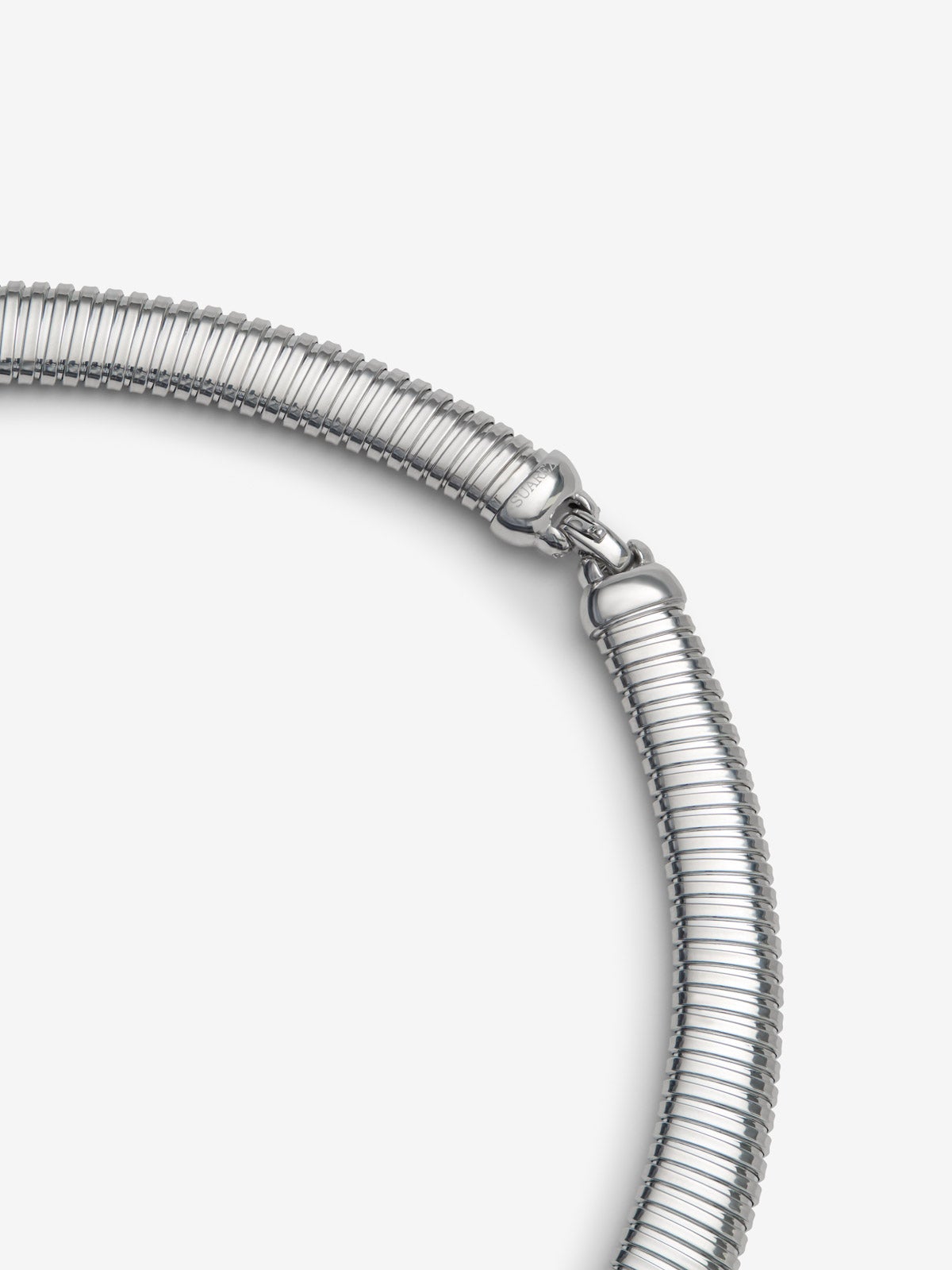 Collar tubogas de plata 925 con cuarzo citrino amarillo