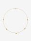Collar largo mini eslabones de oro amarillo de 18K