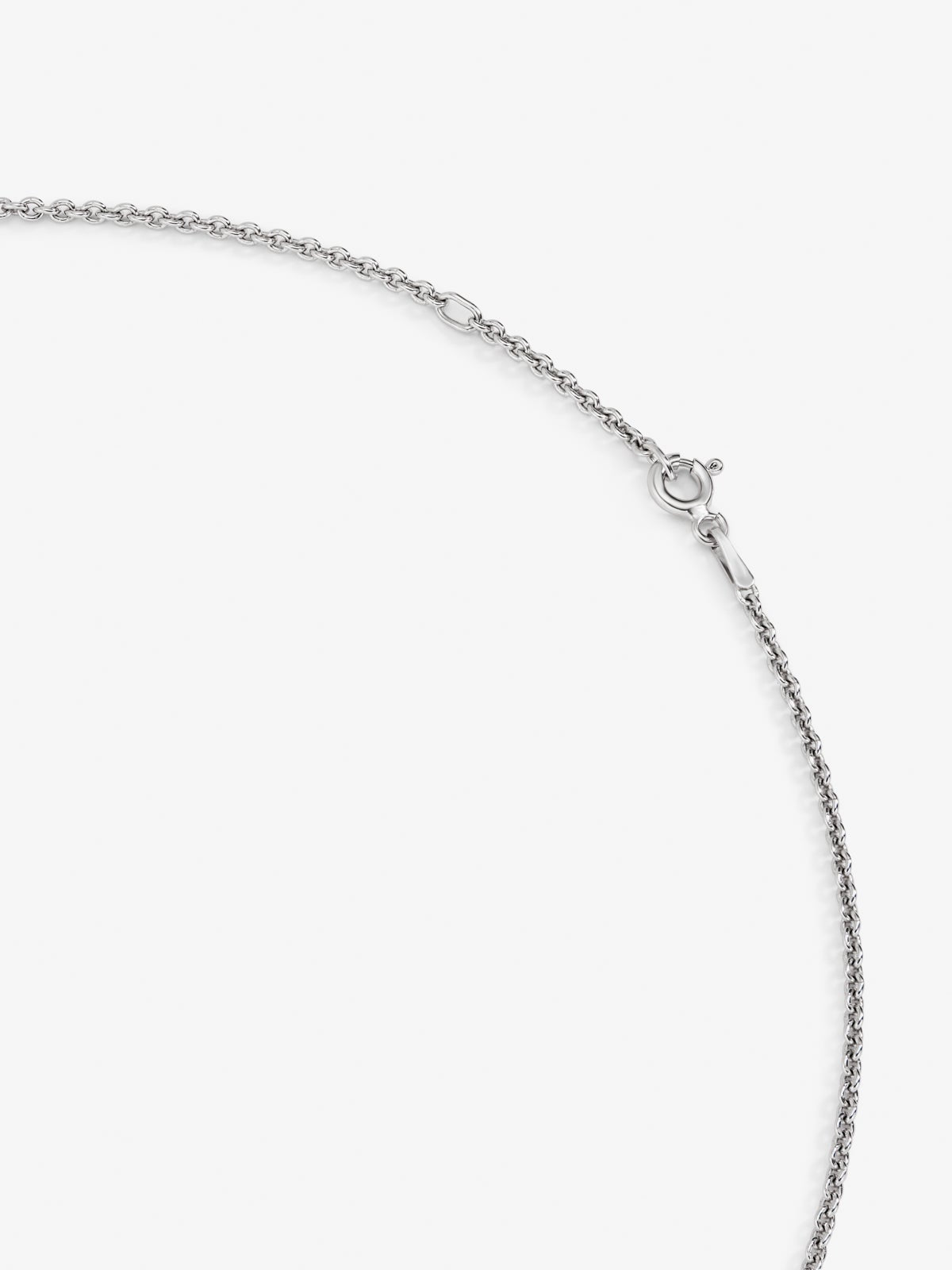 Colgante de cruz de plata 925 con 11 topacios azul london en talla brillante con un total de 0,49 cts