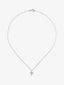 Colgante de oro blanco de 18K con 11 diamantes en talla brillante con un total de 0,07 cts