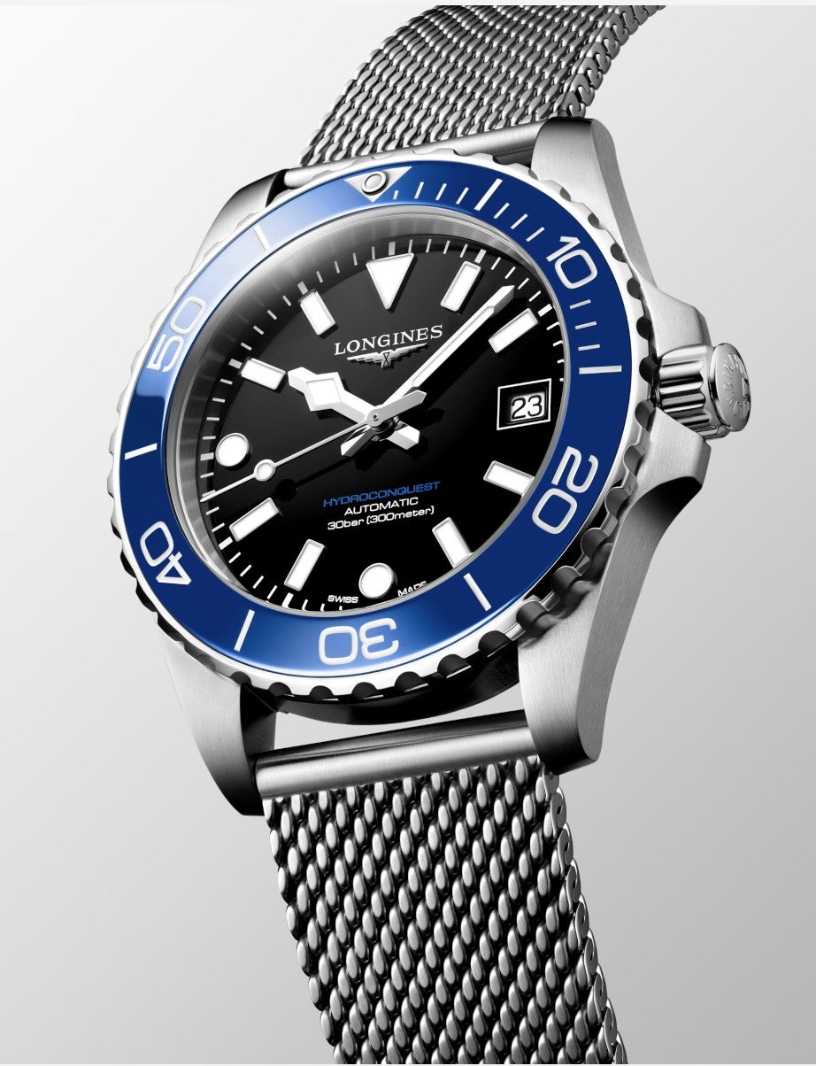 Reloj automático, Ø 39.00 mm, acero inoxidable y cerámica