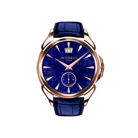 PALATIAL ROSE GOLD BLUE -42MM