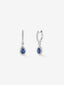 18K white gold earrings with sapphire