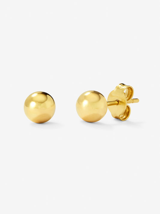 Pendientes de oro amarillo de 18K