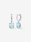 Pendientes de plata 925 con topacios azul sky en talla oval de 7,64 cts