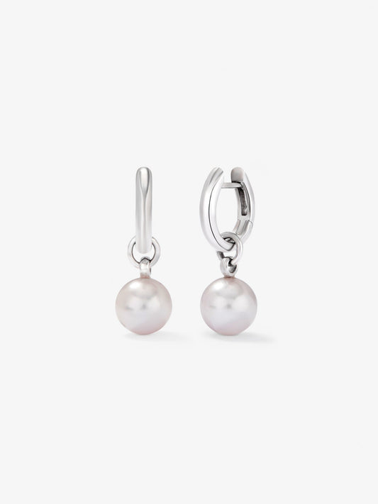 Pendientes de plata 925 con perlas australianas de 8,5 mm