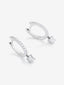 Pendientes de oro rosa de 18K con 20 diamantes en talla brillante con un total de 0,38 cts