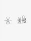 Pendientes de oro blanco de 18K con 12 diamantes en talla marquise con un total de 0,36 cts y 2 en talla brillante con un total de 0,09 cts