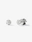 Pendientes de oro blanco de 18kt con diamantes