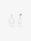 Pendientes de oro blanco de 18K con 210 diamantes en talla brillante con un total de 1,75 cts