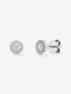 Pendientes de grace de oro blanco con diamante