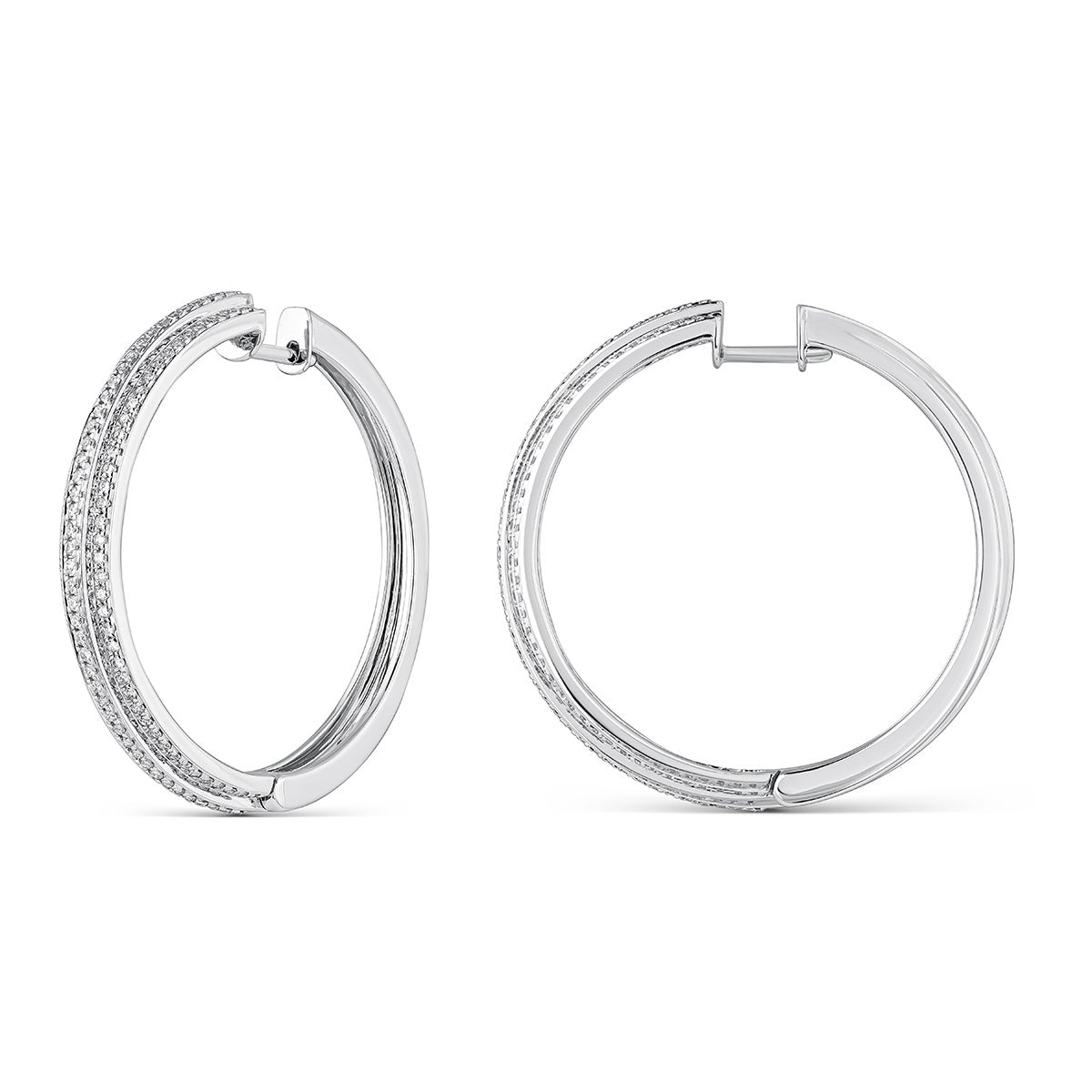 PENDIENTES OB D 0,33CT L.A._DECO