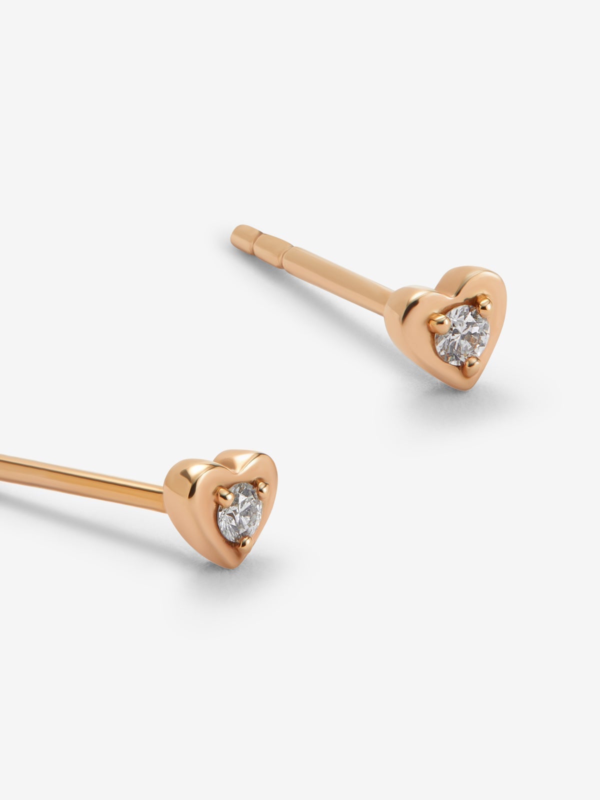 Pendientes de oro blanco de 18Kt con diamantes