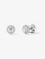 Pendientes de oro blanco de 18K con 22 diamantes en talla brillante con un total de 0,87 cts