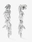 Pendientes de oro blanco de 18K con diamantes blancos en talla brillante de 1,16 cts