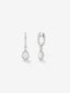 Pendientes de oro blanco con diamantes en talla brillante