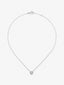 Colgante de oro blanco de 18kt con diamantes