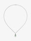 Colgante cadena de plata 925 con amatista verde