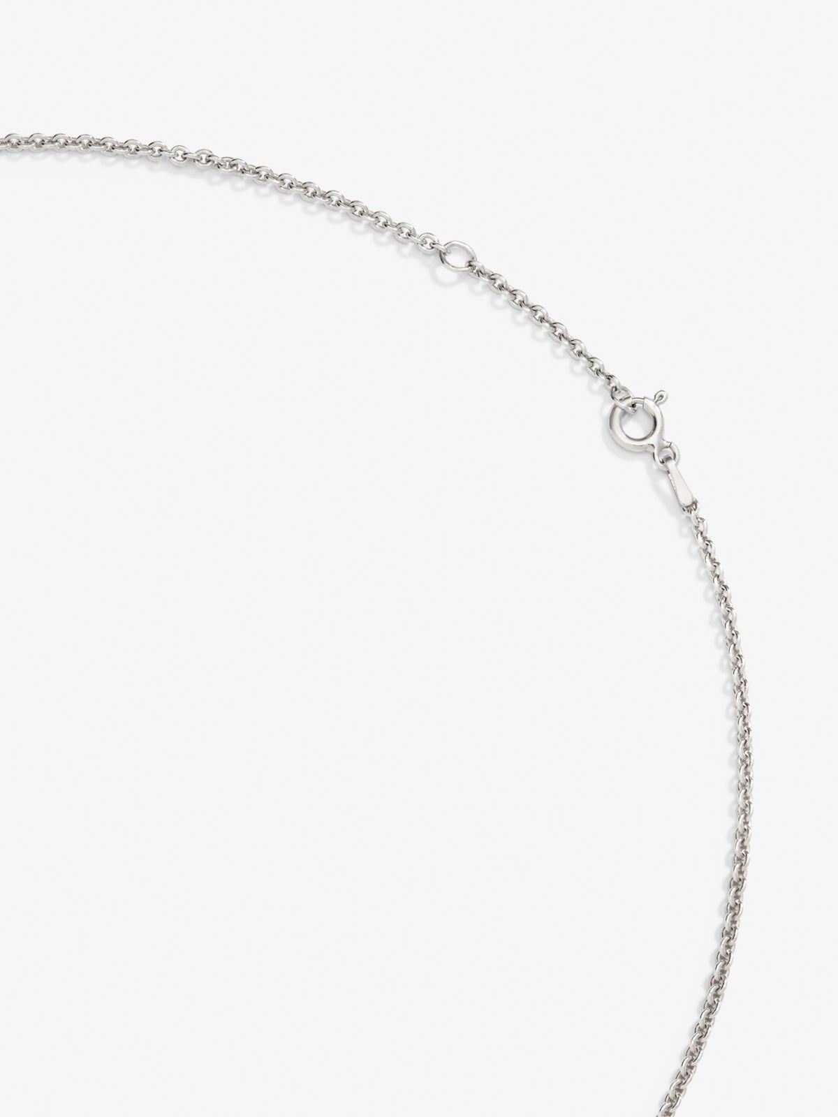 Colgante cadena de plata 925 con amatista verde