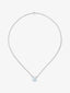 Colgante de plata 925 con topacio azul sky en talla brillante de 2,61 cts