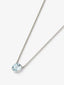 Colgante de plata 925 con topacio azul sky en talla brillante de 2,61 cts