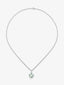 Colgante cadena de plata 925 con amatista verde