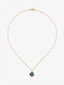 Colgante cadena de oro amarillo de 18K con topacio